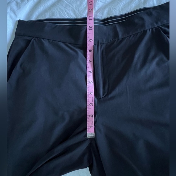 Athleta Tribeca Crop Pants Wide Leg Athleisure Black 10 Tall - Picture 12 of 14